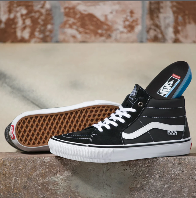 Tênis Vans Skate Sk8-Low Black/White