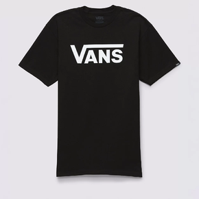 01 camiseta vans classic black white