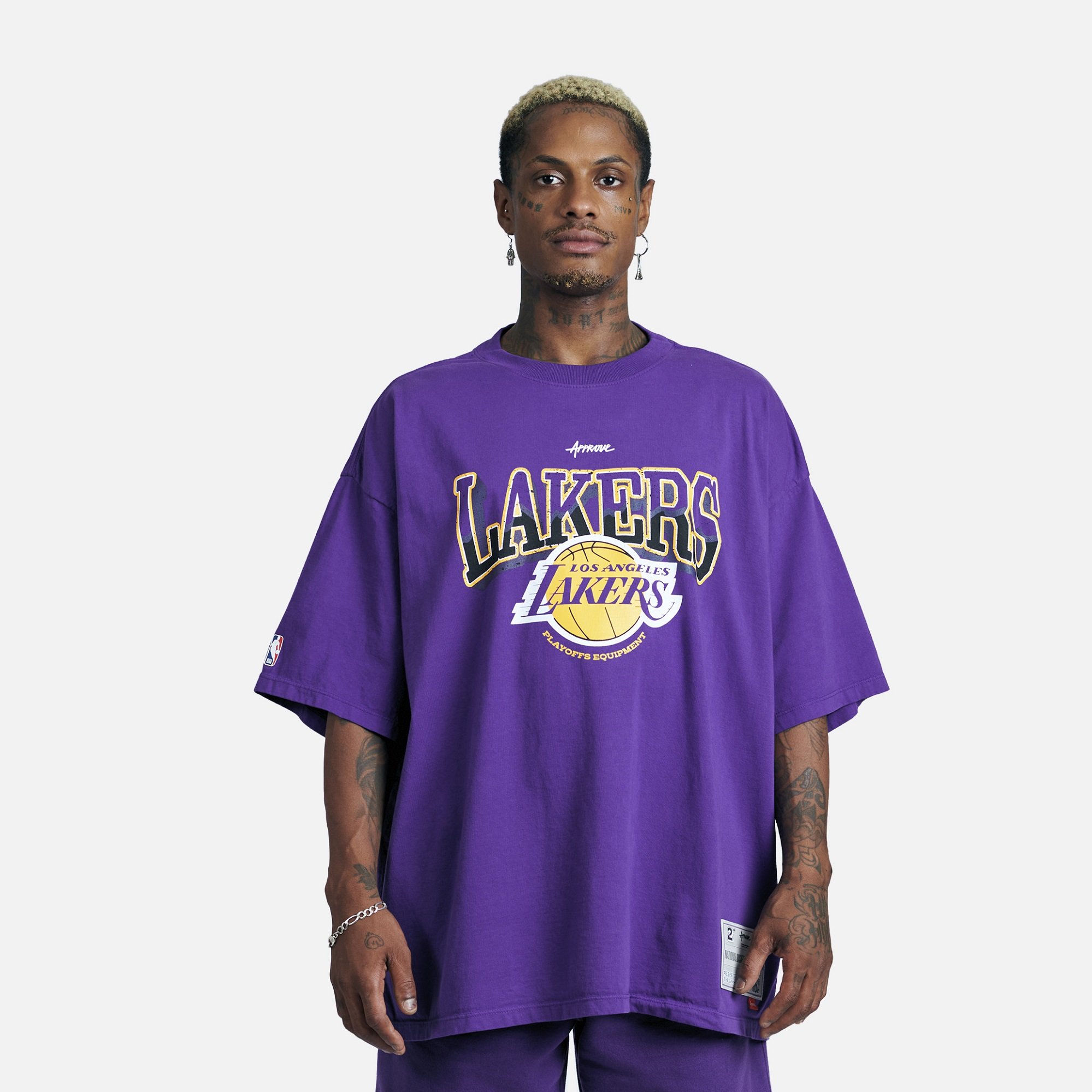 Camiseta Approve x NBA Lakers Basic Roxo