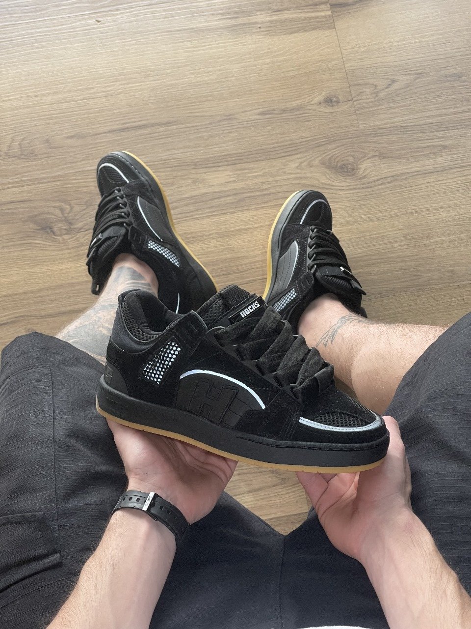 Tênis Hocks Bold Preto Espectro