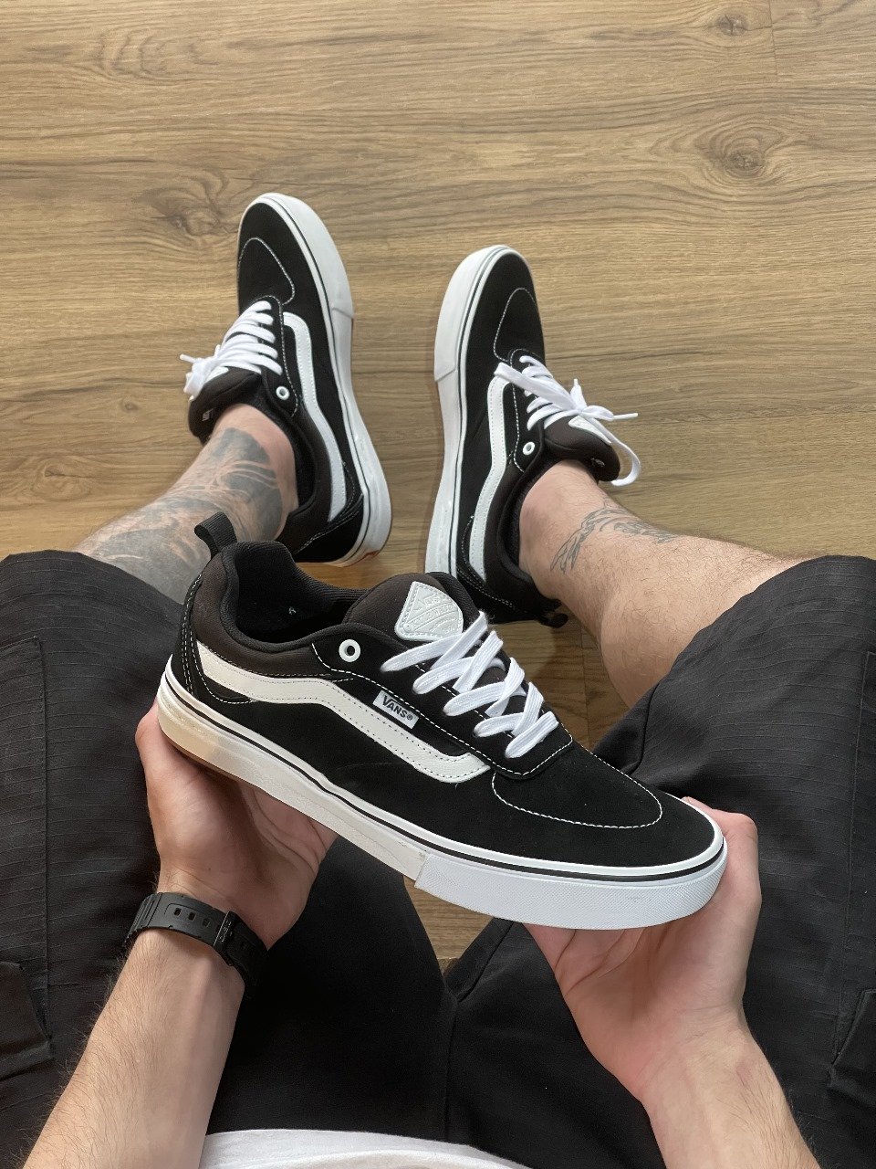 Tênis Vans Skate Kyle Walker Black White
