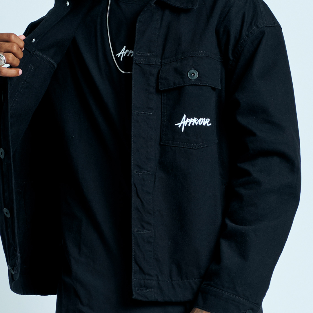 Jaqueta Jeans Approve Basic Black