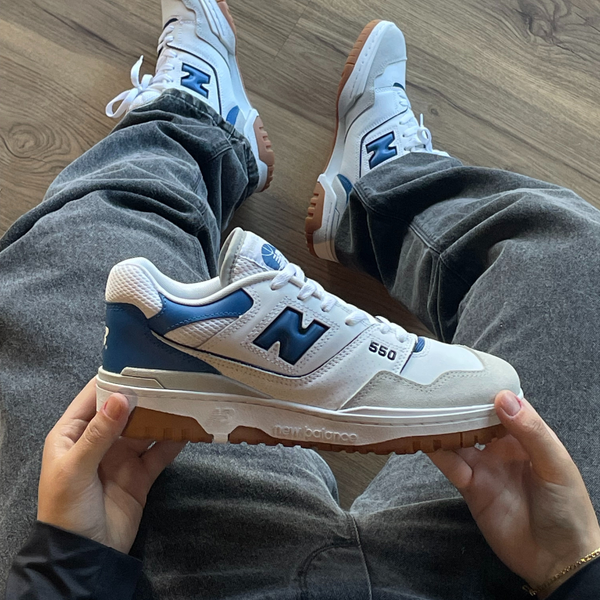 New Balance M501 ホワイト/ブルー サイズ26,0cm Tênis New Balance 550 Branco Azul