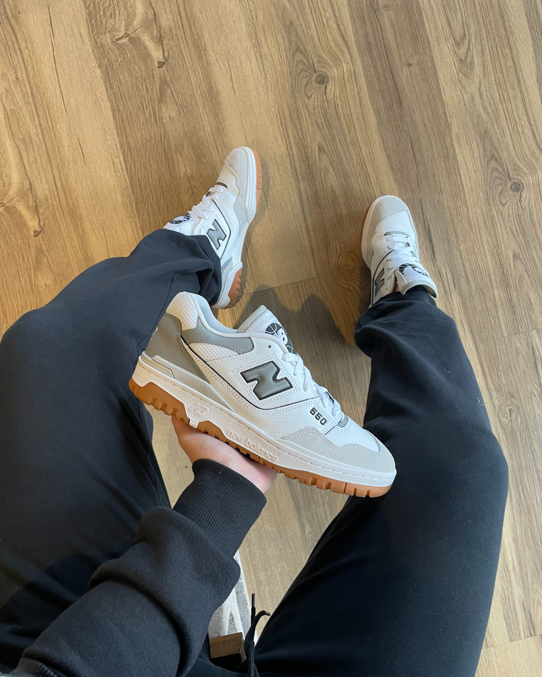 Tênis New Balance 550 Branco Cinza