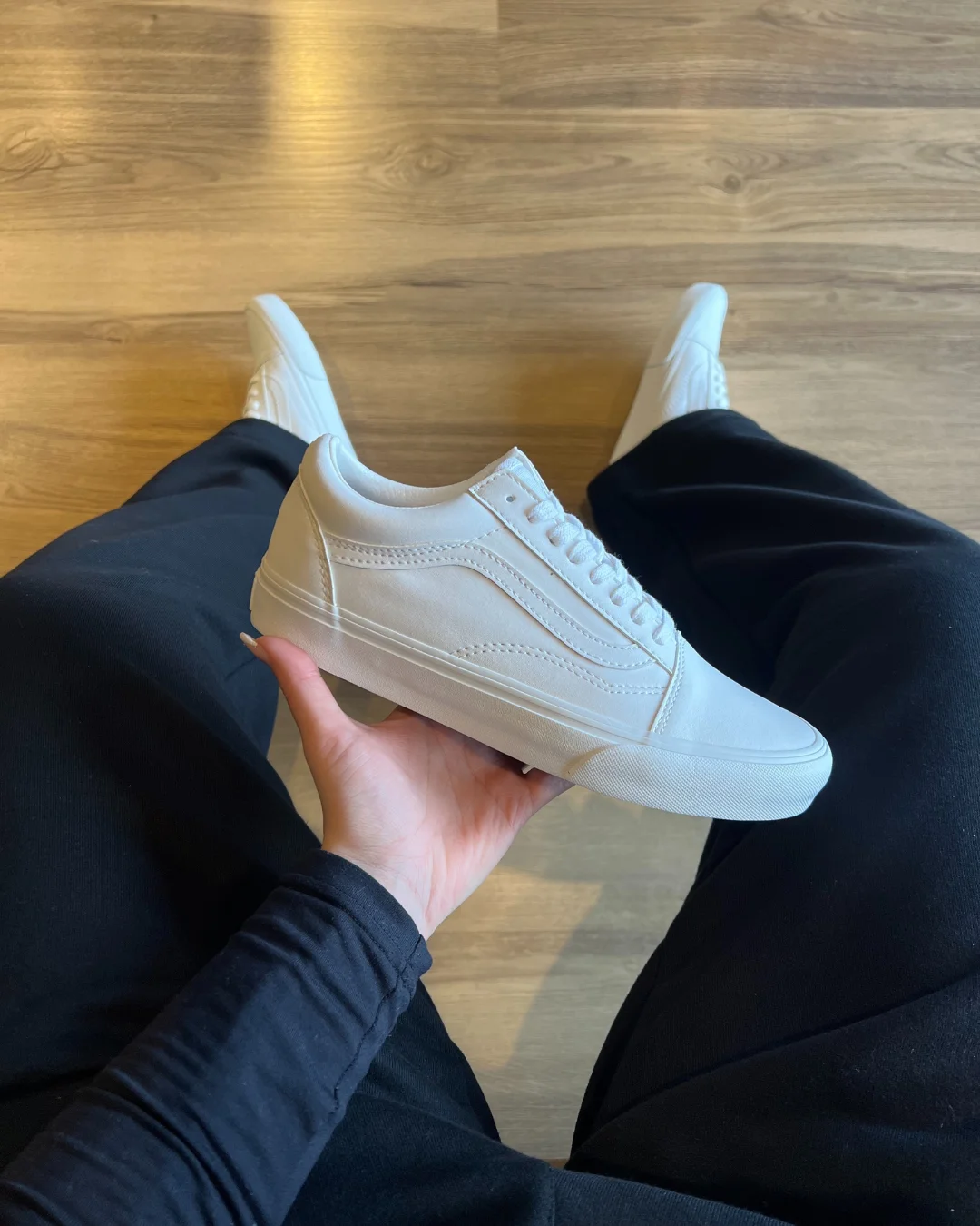 HOT Classic Tumble Old Skool Couro Classic Tumble Tenis Vans