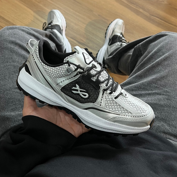 Tênis Öus Hevea 25 Branco Silver Preto OE
