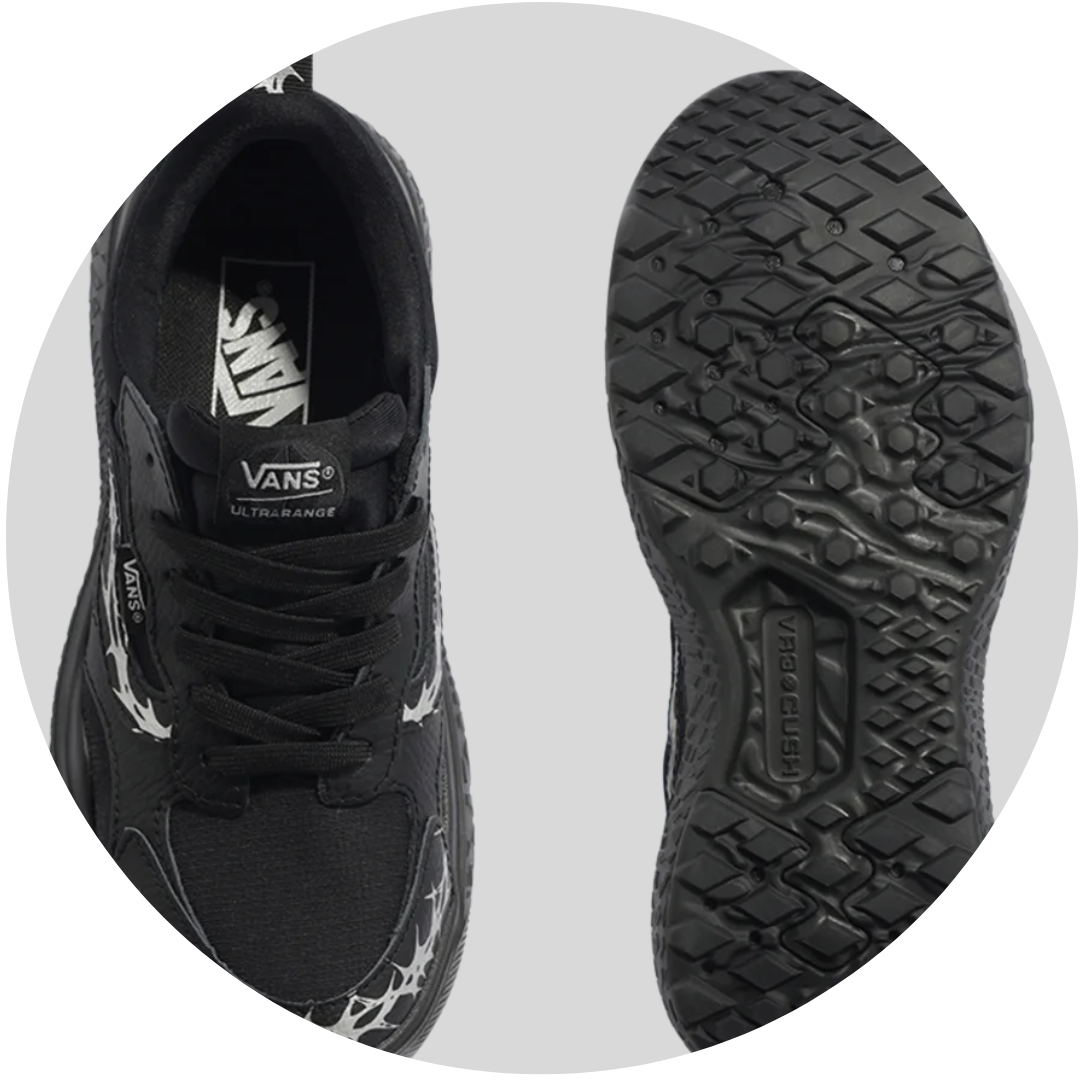 tenis vans ultrarange neo vr3 mte reflective mte black silver mirror 2