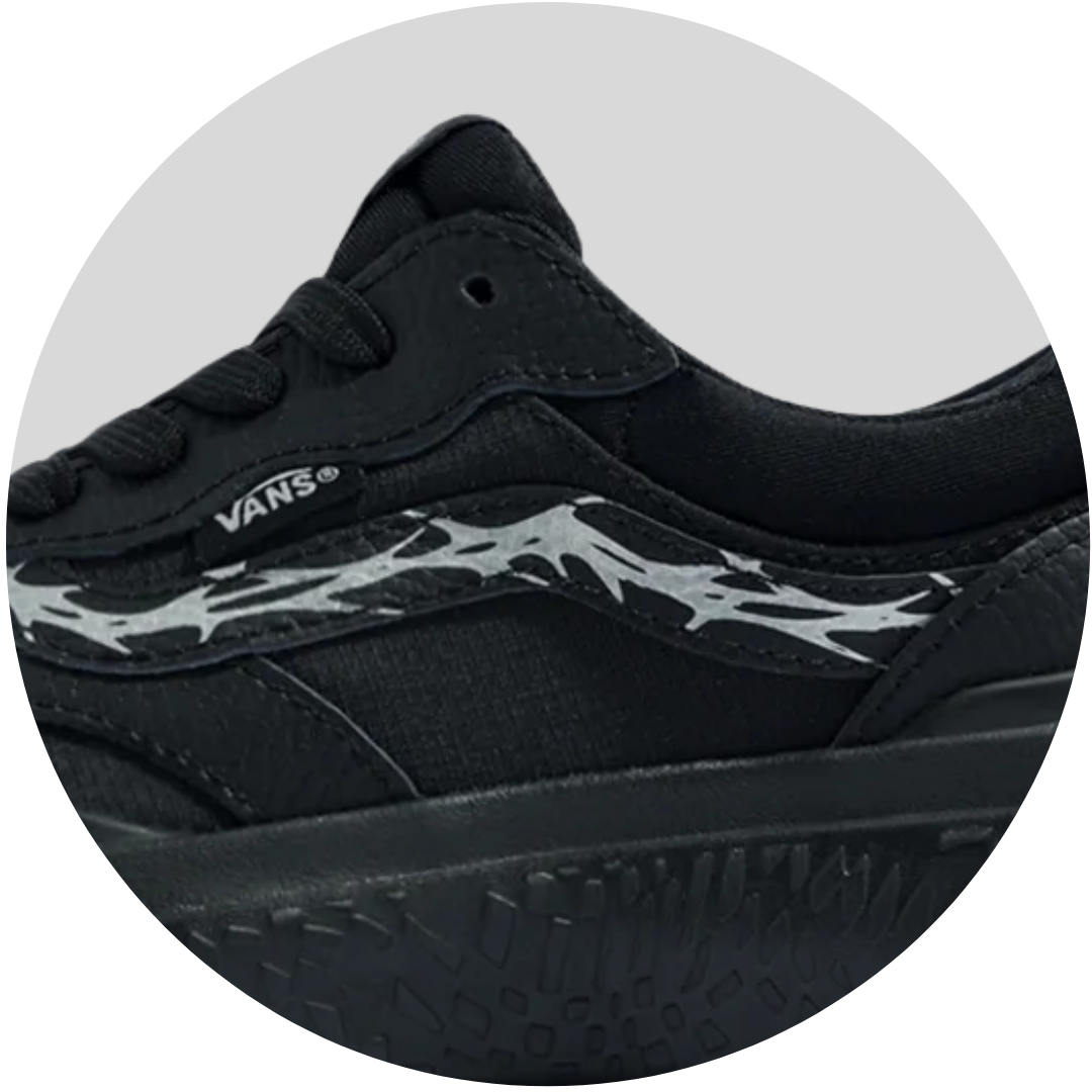 tenis vans ultrarange neo vr3 mte reflective mte black silver mirror