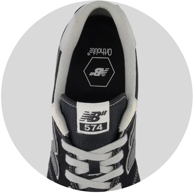 numa numa Tênis New Balance Nb Numeric 574 Vulc Black Grey