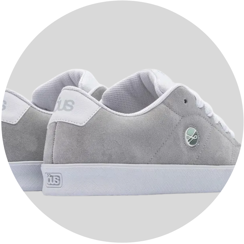 Tênis Öus Dots Cinza Branco Essencial