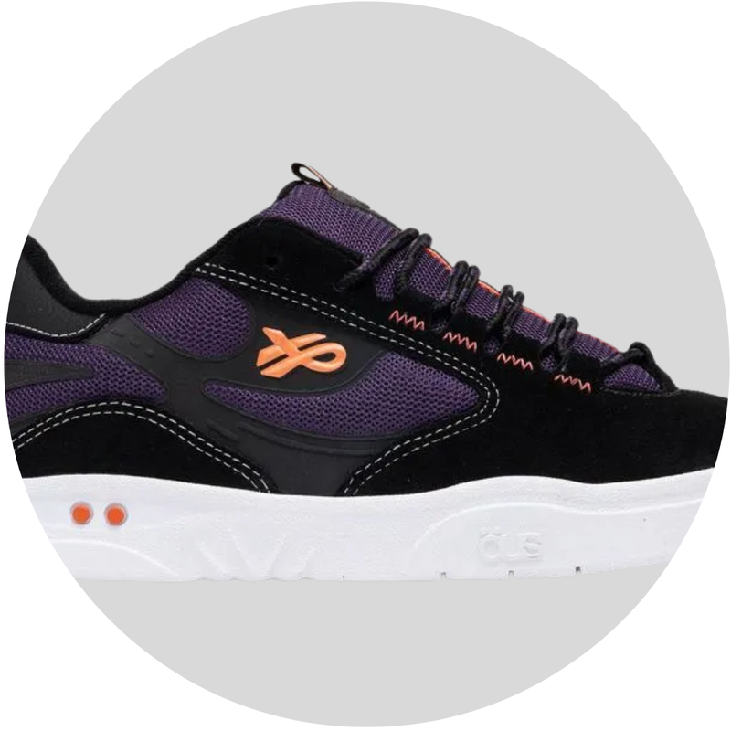 Tênis Öus Fluente GTX Preto Reflex Purple Essencial
