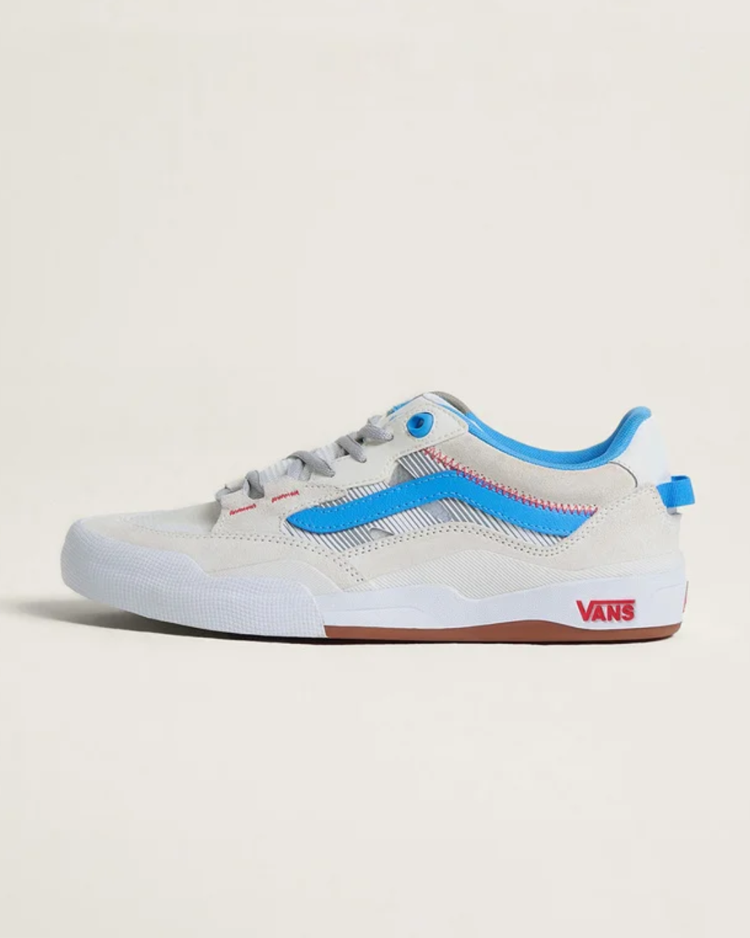 Tênis Vans Wayvee Skate Blanc De Azure Blue