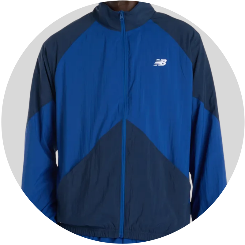 Jaqueta New Balance Sport Legacy Woven Azul