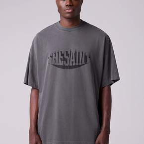 Camiseta Take-Off Overlay Boxy Tee Off Cinza