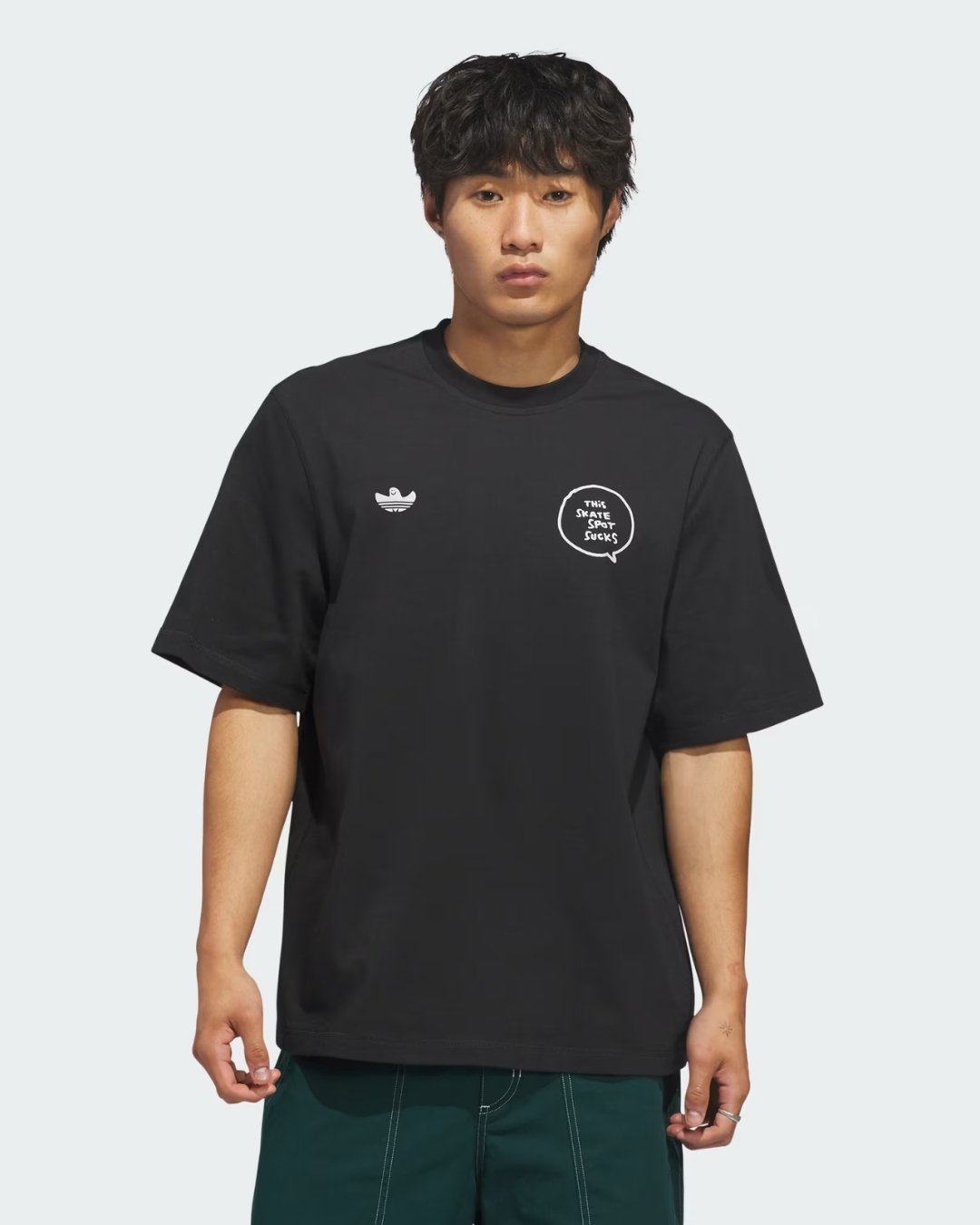 Camiseta Adidas Off White/Azul Skateboarding X Kogancult Dragon